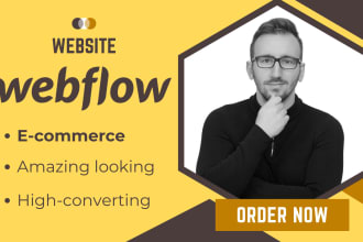 create your dream webflow ecommerce store