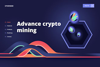 crypto meme coin website project crypto token launch website