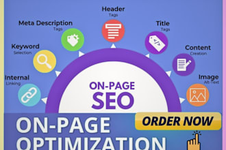 do wordpress onpage SEO and technical optimization