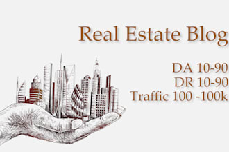 provide high quality guest post links for real estate