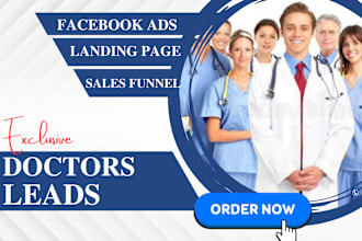 generate doctors leads hospital chiropractor landing page dentist lawyers funnel