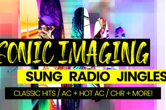 produce sung radio jingles and podcast sonic imaging