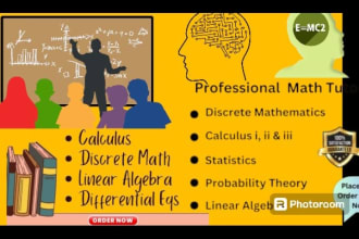 tutor you in statistics and discrete math