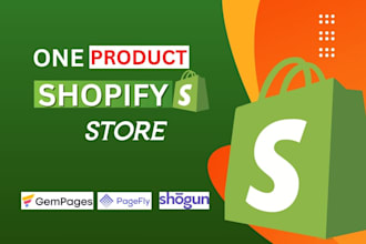 design or redesign shopify product landing page by pagefly gempages zipify