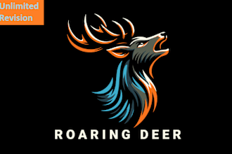 design hand drawn custom outdoor hunting logo