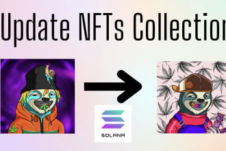update nfts collection on solana
