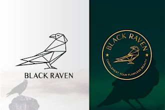 do modern luxury line art text or badge logo design