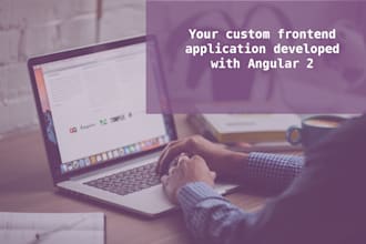 develop your angular application