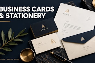 design business cards and corporate stationery