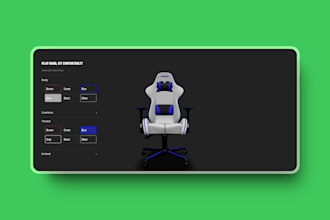 develop 3d website with three js and r3f