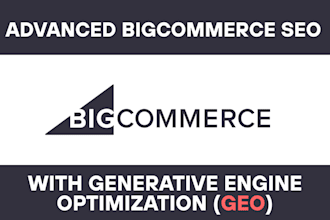 do advanced bigcommerce seo service for 1st page ranking on google