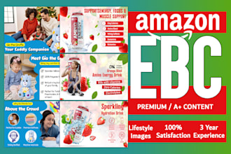 do amazon listing image, product image editing for, a plus content ebc design
