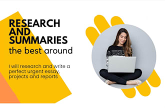 do urgent case study analysis, research and summary writing
