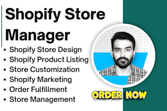 be your dedicated shopify virtual assistant and shopify store manager