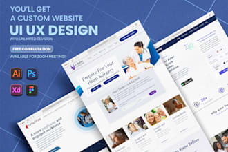 do figma website design, UX design, website UI design