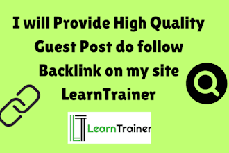 provide backlink in education, graphic design, finance, writing, and SEO niche
