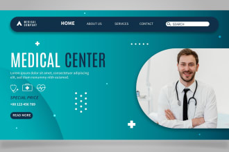 design healthcare or medical website