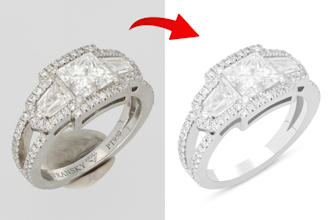do jewelry retouch with quality