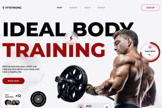 fitness gym website gym website workout website for fitness