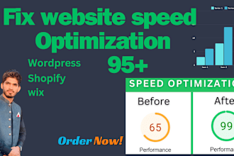 do site speed optimization fix core web vitals issue of wordpress shopify sites