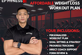 create an affordable weight loss workout plan