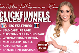 design clickfunnels sales funnel landing page unbounce funnelish systeme io