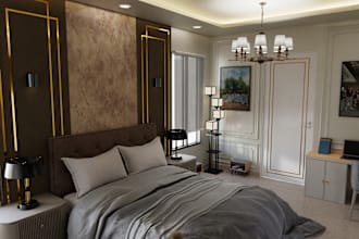 design your bedroom interior with 3d blender software