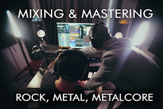 professionally mix and master your rock or metal song