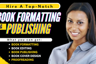 do book typesetting, formatting for kindle ebook publish paperback on amazon kdp