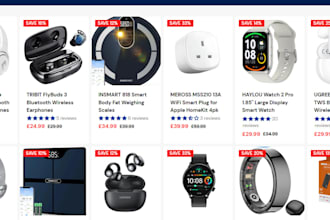 build a tech accessory shopify store tech gadget, wearable tech shopify website