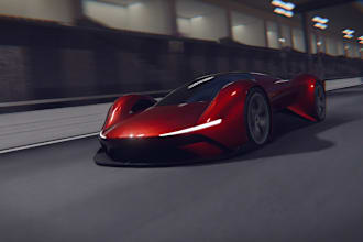 make photorealistic car render and animation