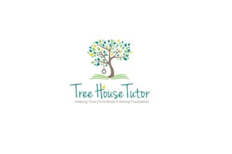 eye catching tree house tutor logo