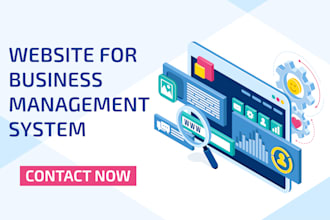 develop full system for business management system website