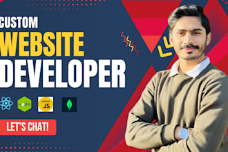 build rebuild custom website development full stack front end back end developer