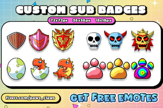 create awesome custom sub badges for your twitch