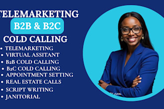 cold calling appointment setting for janitorial commercial cleaning real estate