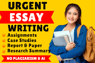 write case study, business, summary, essays and reports