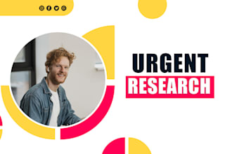 do urgent research, essays, proposals dissertations and capstone projects