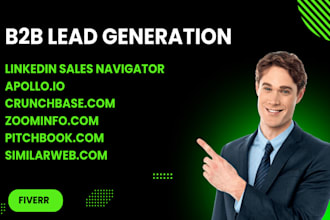 do b2b lead generation, email listing, and internet research