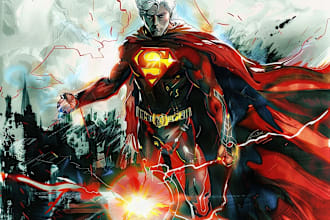 do you a dc or marvel style comic book superhero character