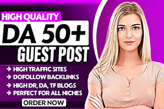 write and publish high da guest post with SEO  quality guest posting