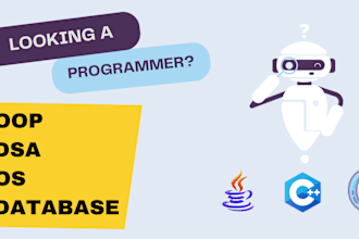 do any oop, dsa and system programing in c, cpp, java