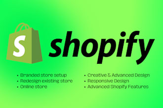 design shopify store, shopify dropshipping store, shopify website