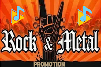 promote your rock metal follower promotion monthly listener playlist and streams