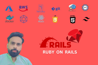 be your full stack developer using ruby on rails