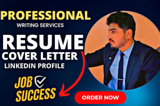 write an attractive and formal resume or CV