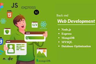 be a professional node js developer for API backend development and express
