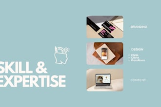design professional and creative posts for social media