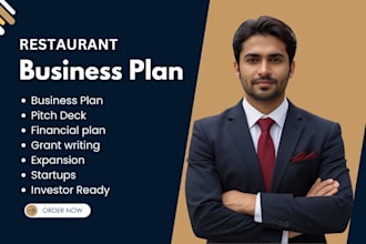 create coffee shop restaurant food truck business plan and pitch deck