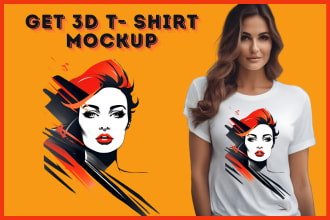 create realistic apparel mock up and t shirt mockup